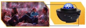 PROJEKTOR-GWIAZD-RZUTNIK-NIEBA-LAMPKA-NOCNA-LED-GLOSNIK-BLUETOOTH-PILOT-Stan-opakowania-oryginalne.jpg