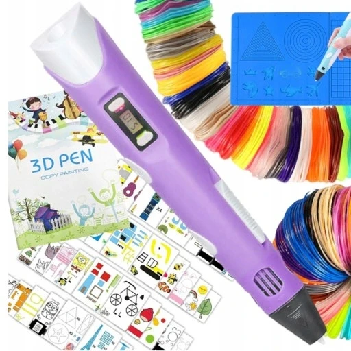 DLUGOPIS-Drukarka-3D-Dla-Dzieci-Zestaw-PEN-FILAMENT-109-M-MATA-SZABLONY.webp