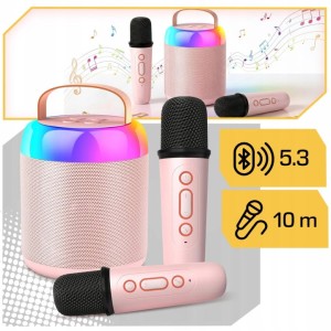 ZESTAW-KARAOKE-2-SZT-MIKROFONY-GLOSNIK-BEZPRZEWODOWY-DLA-DZIECI-MINI-Stan-opakowania-oryginalne.jpg