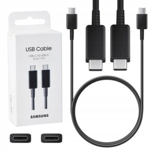 PRZEWÓD SAMSUNG 2X USB-C KABEL 1M SZYBKIE ŁADOWANIE SUPER FAST CHARGE 5A