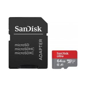 KARTA PAMIĘCI SanDisk ULTRA microSD SDXC 64GB 140mb/s A1 C10 U1 do telefonu