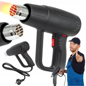 OPALARKA ELEKTRYCZNA 2000W REGULACJA 230V 2 BIEGI 100-600°C MOCNA
