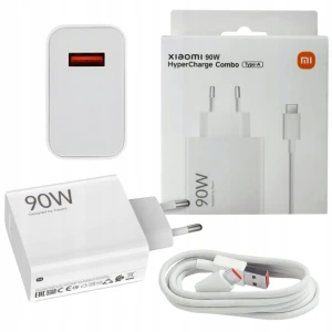 SZYBKA ŁADOWARKA XIAOMI 90W HyperCharge COMBO + KABEL 1M USB-C MDY-15-EK