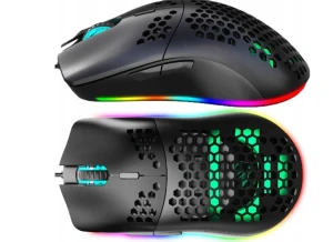 MYSZ BEZPRZEWODOWA MYSZKA GAMINGOWA Cicha Bluetooth 7 PRZYCISKÓW GIER RGB