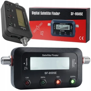 CYFROWY MIERNIK SYGNAŁU SATELITARNEGO ANTENY SAT-FINDER LCD LIBOX + KABEL F