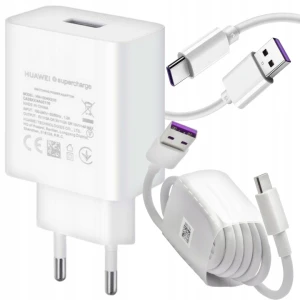 ORYGINALNA SZYBKA ŁADOWARKA HUAWEI SUPERCHARGE 40W P30 P40 PRO + KABEL 1 M