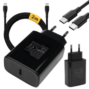 ŁADOWARKA SIECIOWA DO TELEFONU USB-C PD QC 3.0 GEN 35W + KABEL USB C