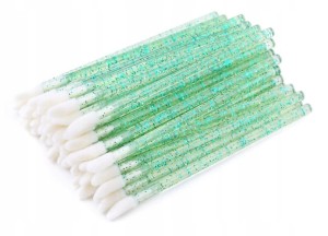 APLIKATORY WELUROWE CRYSTAL ZIELONE 50 SZT. 