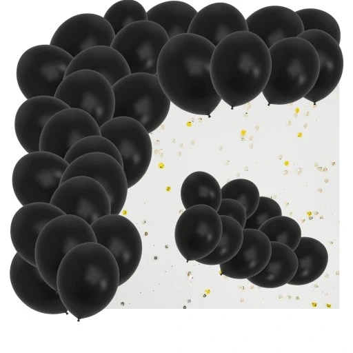 BALONY-PROFESJONALNE-10-cali-CZARNE-dla-dekoratorow-urodziny-MOCNE-50-szt.webp