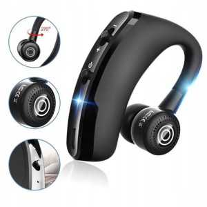 ZESTAW SŁUCHAWKOWY V9 BLUETOOTH SŁUCHAWKA DO UCHA