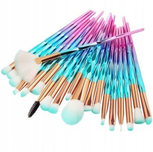 ZESTAW PĘDZLI DO MAKIJAŻU 20 szt.