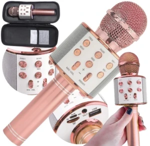 MIKROFON-DLA-DZIECI-rozowy-KARAOKE-bezprzewodowy-Z-GLOSNIKIEM-ETUI-czarne.webp