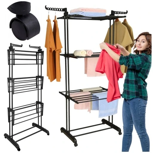 SUSZARKA-NA-PRANIE-ubrania-odziez-bielizne-PIONOWA-DUZA-XXL-metalowa-CZARNA.webp