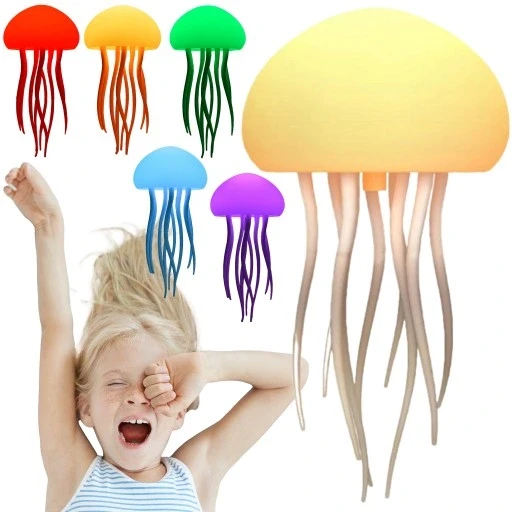 LAMPKA-NOCNA-MEDUZA-12-WIELOKOLOROWYCH-ZAROWEK-LED-STEROWANIE-GLOSEM.webp