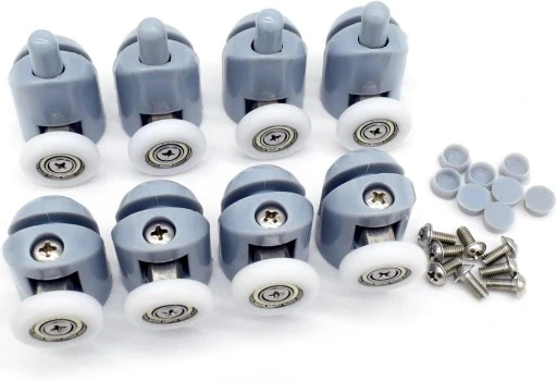 Komplet-ROLEK-DO-KABINY-prysznicowej-Rolki-Kolka-Podwojne-Zestaw-23mm-8-SZT.webp